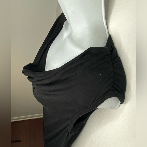 TRINA TURK Crowl Neck Elegant Black Sleeveless Top - Picture 6 of 10